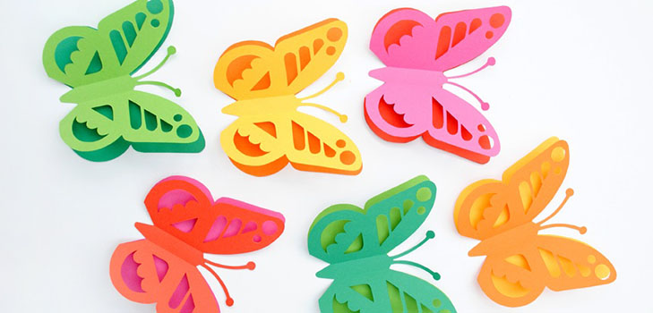 Robimy motyl z papieru rękami Robimy motyl z papieru rękami