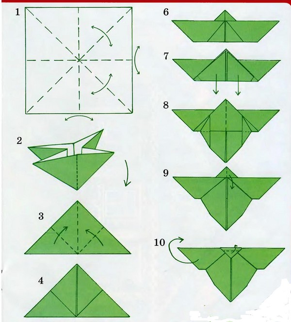 Robimy motyl z papieru rękami Robimy motyl z papieru rękami