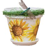 Decoupage doniczek