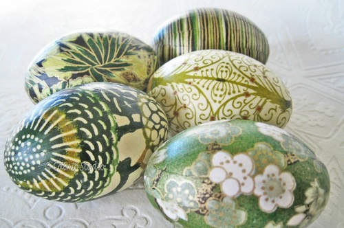 Wielkanocne decoupage jaj