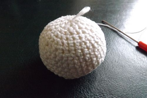 Dzianiny Panda Toy z własnymi rękami