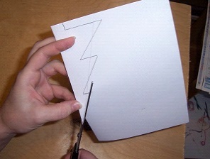 wytnij tekturowy blank wykonaj element obrabiany