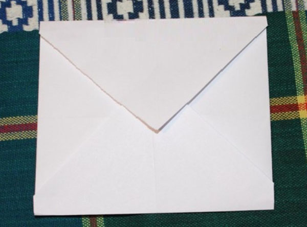 Koperta z papieru A4 własnymi rękami
