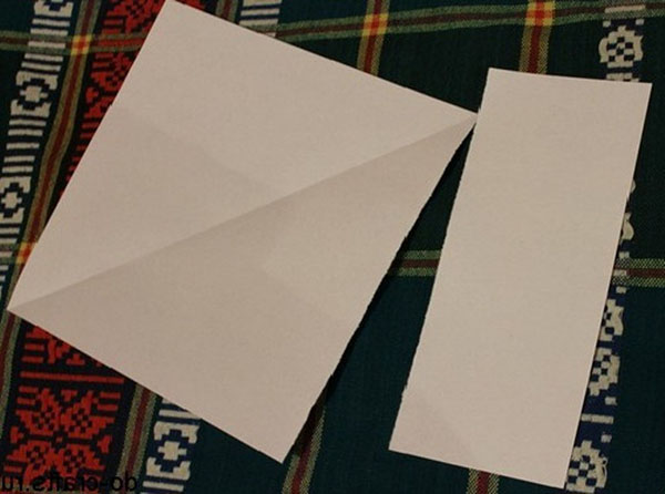 Koperta z papieru A4 własnymi rękami