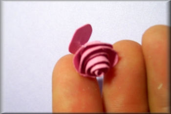 quilling róż 