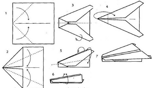 Jak zrobić samolot z papieru etapami