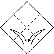 Klasyczne żuraw origami