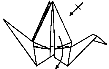 Klasyczne żuraw origami
