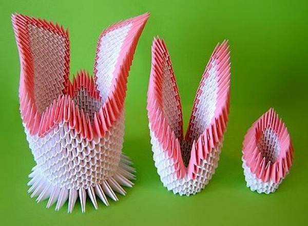 Jak zrobić origami łabędzia z modułów - instrukcje krok po kroku ze zdjęciami i filmami