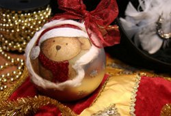 Decoupage na Nowy Rok