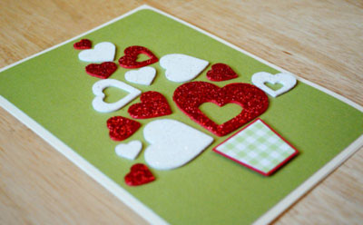 Kartka bożonarodzeniowa z scrapbooking stylem dla nowego roku 2015 z swój rękami