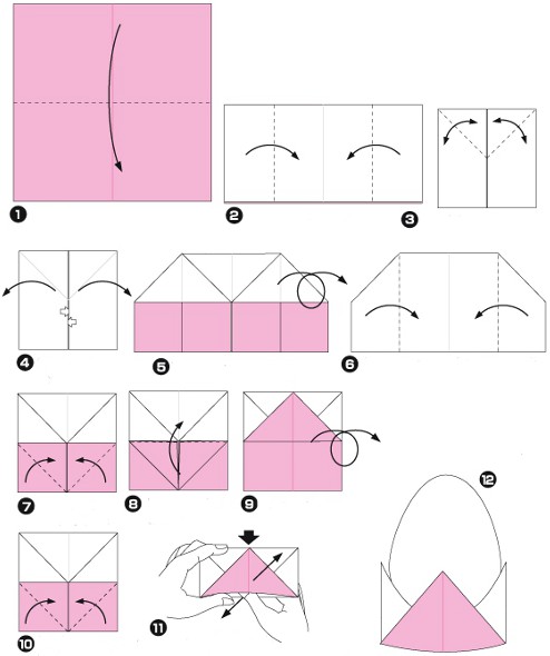Wielkanocny origami