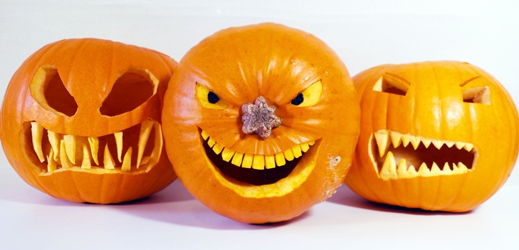 Halloween dyni latarnie