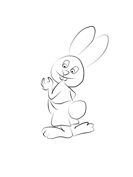 Kolorowanka Easter Bunny