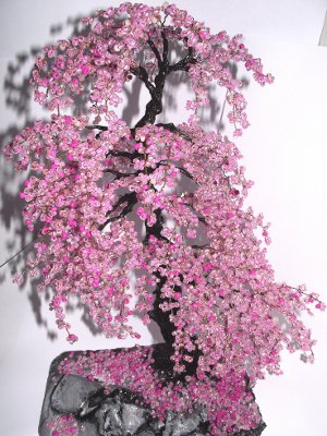 Sakura z koralików