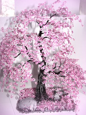 Sakura z koralików