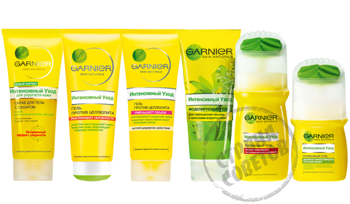 Garnier Intensive Care Peeling elastyczno-żelowy, żel do wałków, antycellulitowy