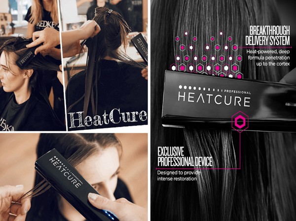 Wyłącznie z Redken: rytuał dotyczący uszkodzonych zamków Heatcure