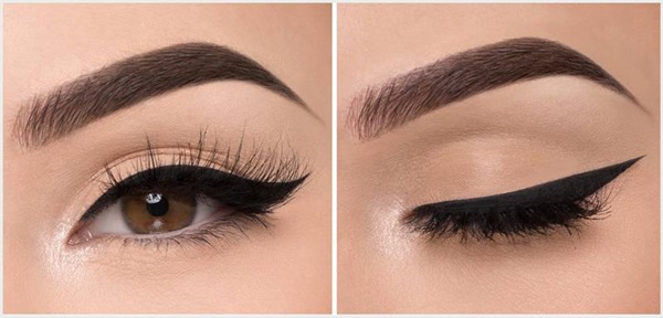 Jak narysować strzałki przed eyeliner