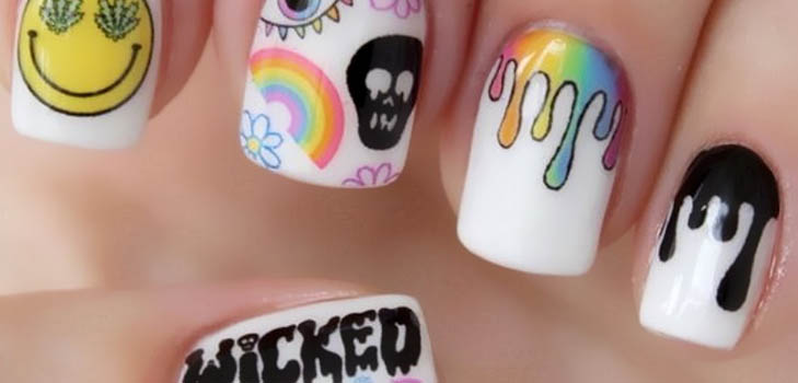 Letnia miłość: manicure hipisowski - obecny trend-2016