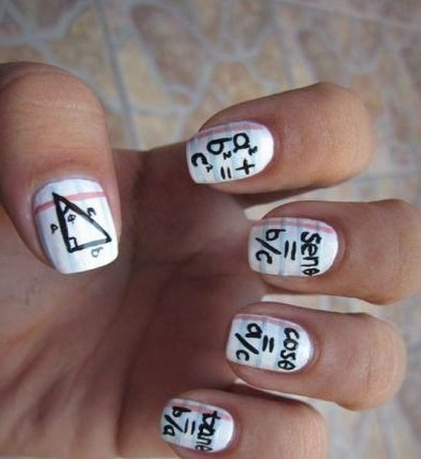 Co manicure zrobić w szkole 1 września, zdjęcie. Pomysły na manicure na Dzień wiedzy dla uczniów klas 9 i 11