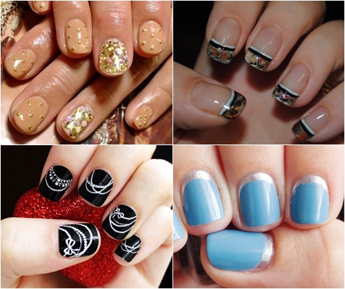Manicure na krótkich paznokciach 2013