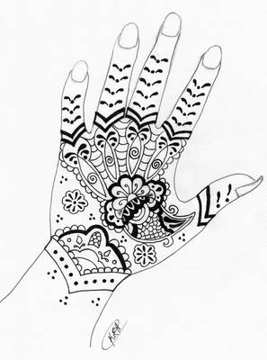 Mehendi w domu
