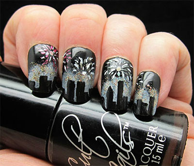 Pomysły na nietypowy manicure na święta sylwestrowe