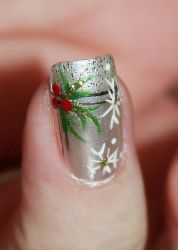 Noworoczny manicure 2011 Noworoczny manicure 2011