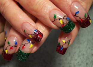 Noworoczny manicure 2011 Noworoczny manicure 2011