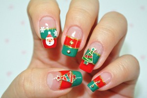 Noworoczny manicure 2013 Noworoczny manicure 2013
