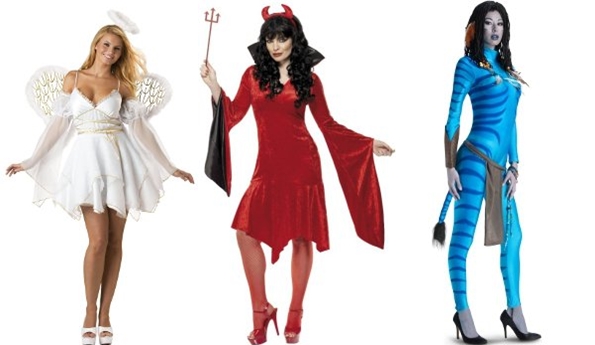Trzy kostiumy na Halloween