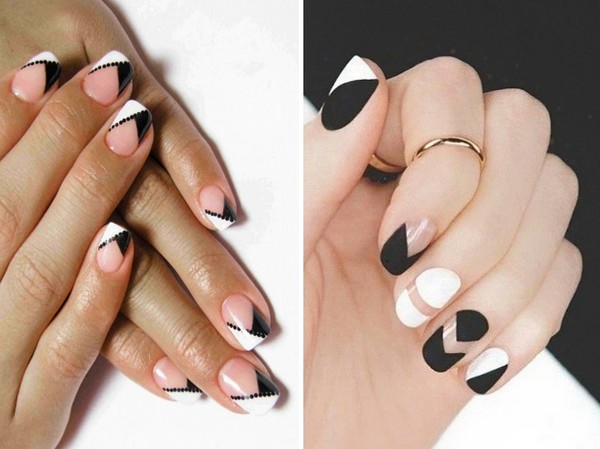 Geometria trójkątna - trend manicure 2016