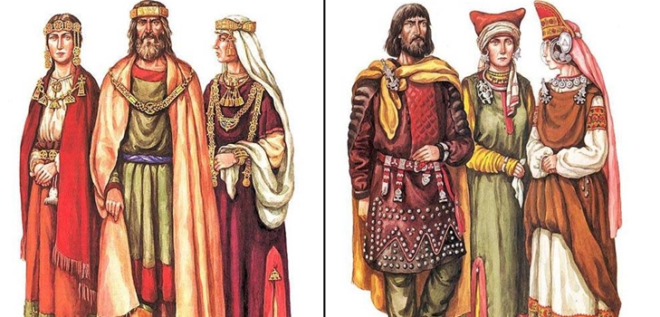 Ancient Rus odzież