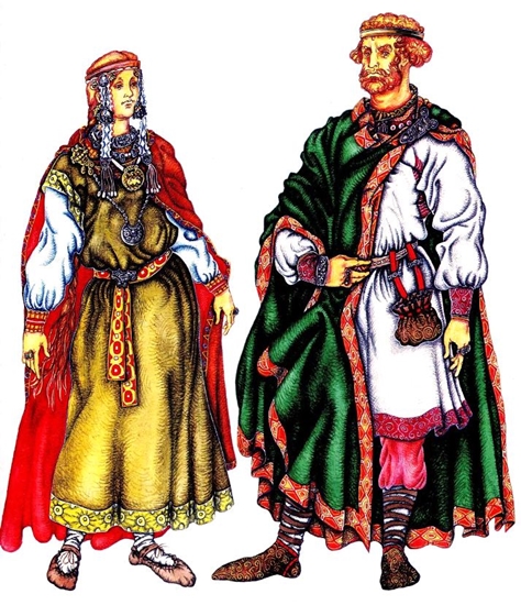 Ancient Rus odzież