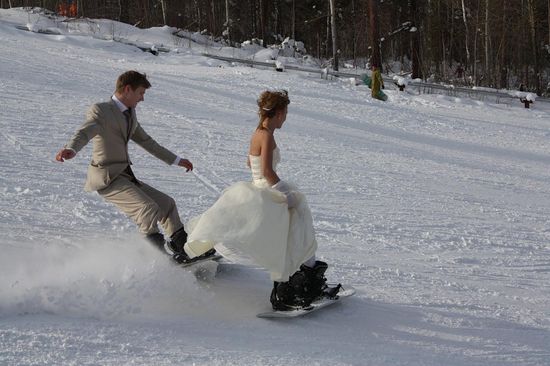 Pomysły na sesję ślubną w zimie