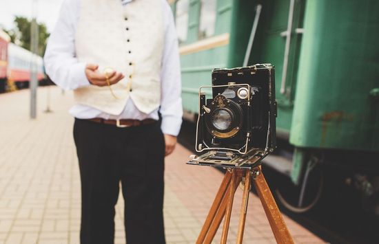 Ślubna sesja zdjęciowa w stylu retro