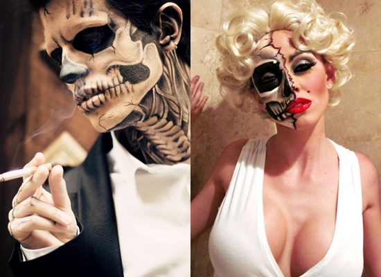 Jak malować twarz na Halloween w domu, zdjęcie