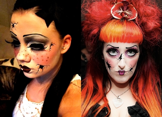 Jak malować twarz na Halloween w domu, zdjęcie