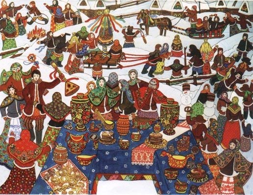 Jak narysować Shrovetide? Narysuj wiosenny wypoczynek z dziećmi