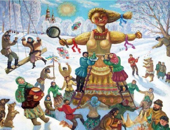 Jak narysować Shrovetide? Narysuj wiosenny wypoczynek z dziećmi