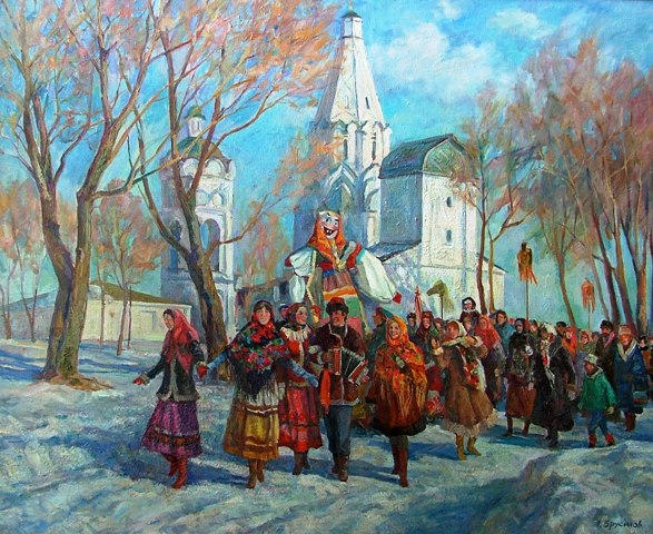 Jak narysować Shrovetide? Narysuj wiosenny wypoczynek z dziećmi