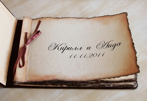 Książka życzeń na wesele własnymi rękami