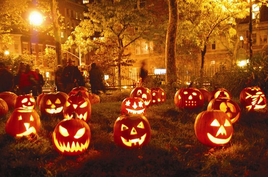 Podczas obchodzenia święta Halloween 2016
