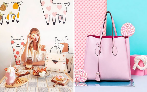 Torebki na słodycze Coccinelle na nudną wiosnę: linia Candy Pop