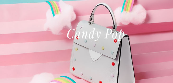 Torebki na słodycze Coccinelle na nudną wiosnę: linia Candy Pop