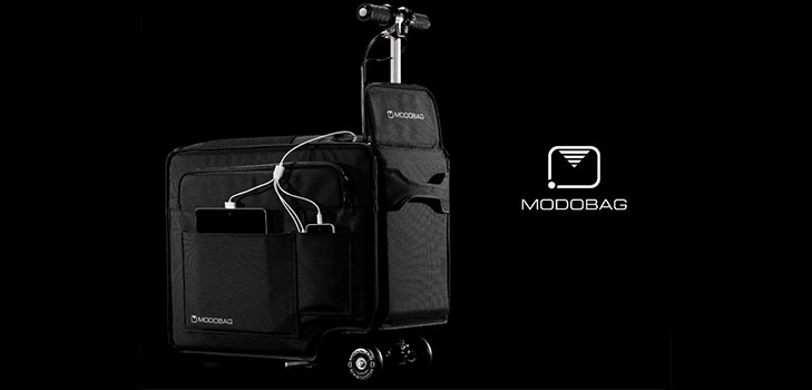 Modobag do żywych podróży: pierwsza zmotoryzowana walizka
