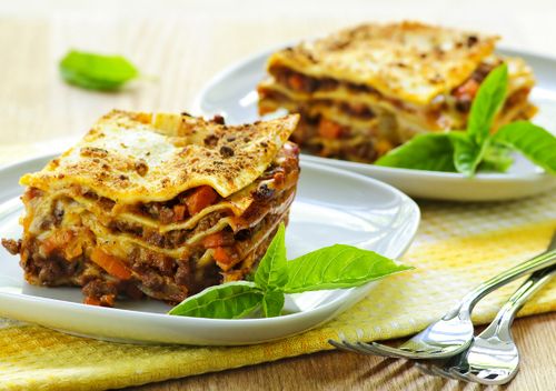 Pyszny i szybki uroczysty obiad 23 lutego, lasagne z grzybami