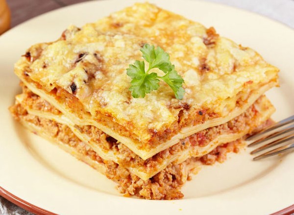 Pyszny i szybki uroczysty obiad 23 lutego, lasagne z grzybami
