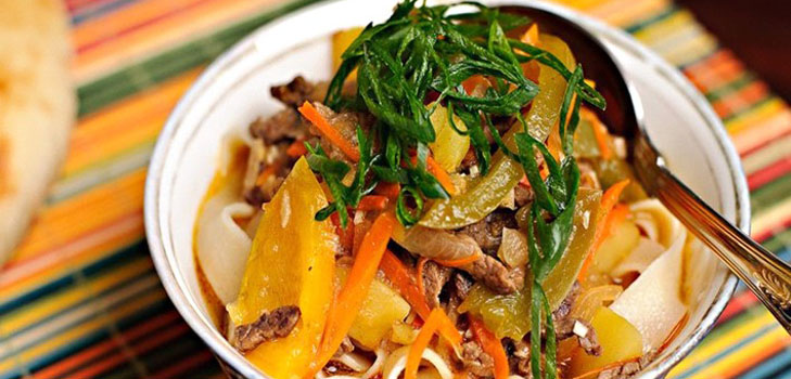 Lagman - przepis w języku uzbeckim